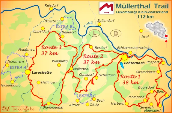 The three mullerthal trails
