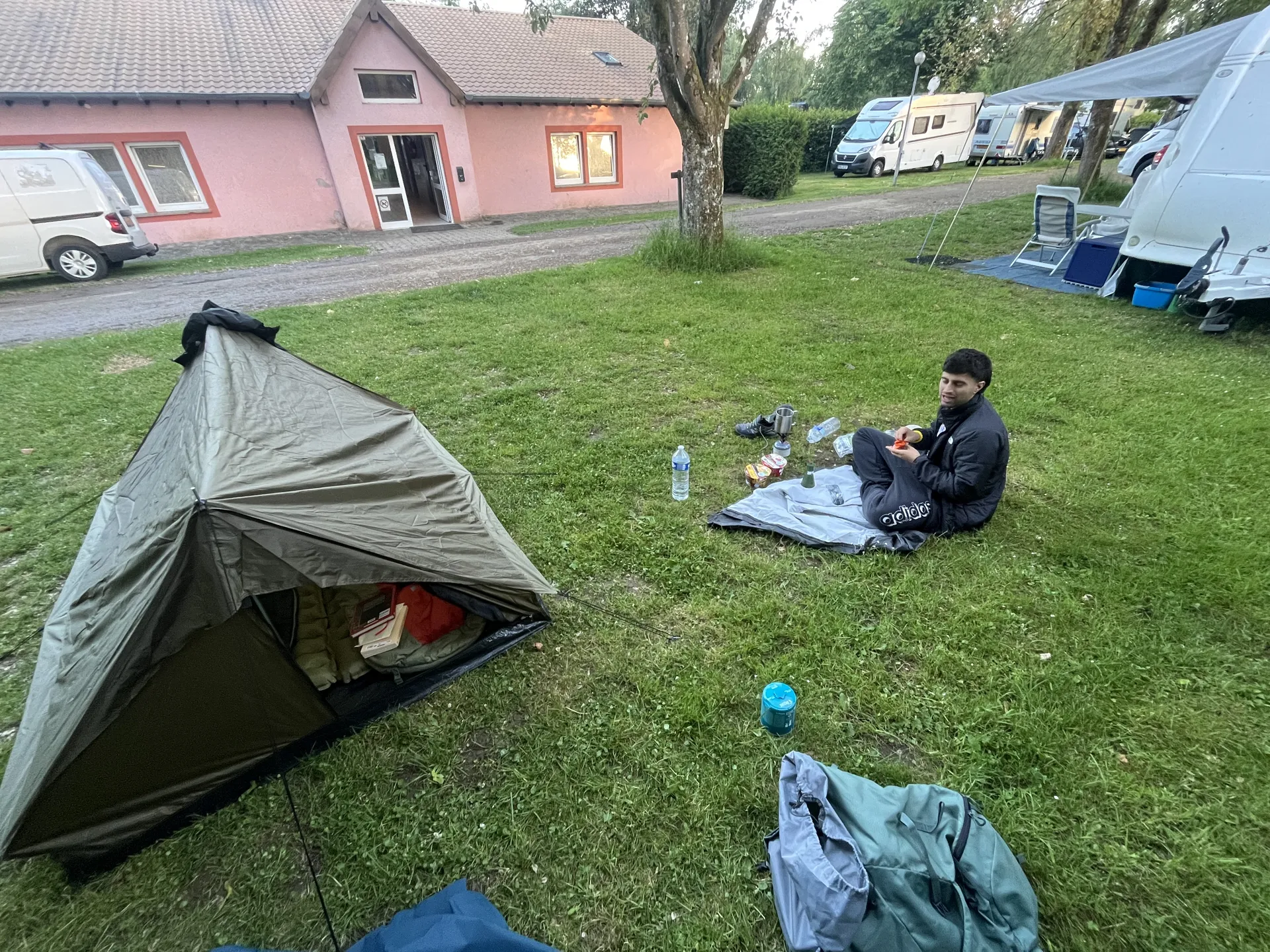 Eduardo on a Berdorf Camping