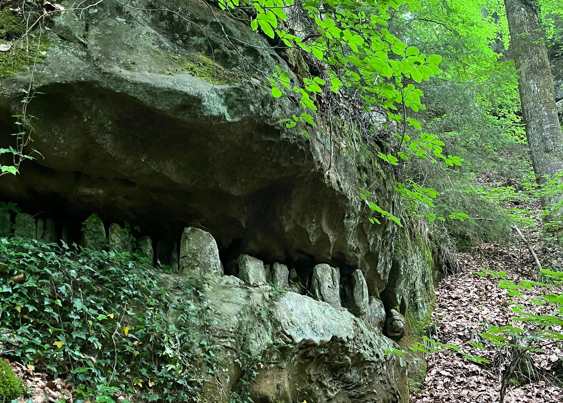 Cool rock formation