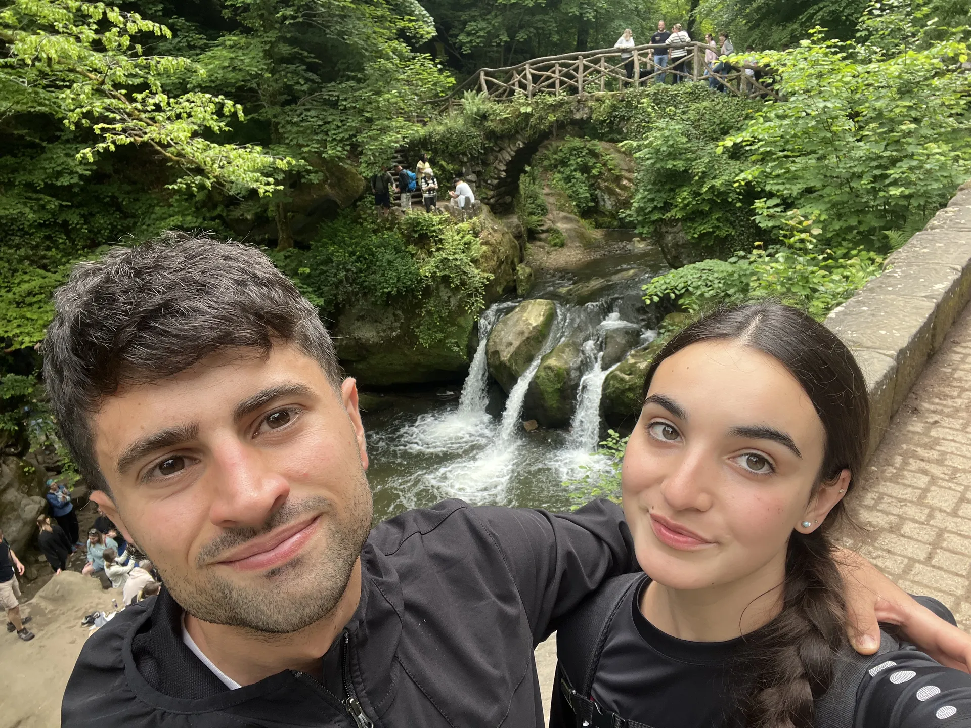Schiessentumpel Waterfall with Roma
